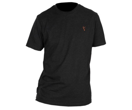 Футболка FOX Black Marl T-Shirt Black & Orange S