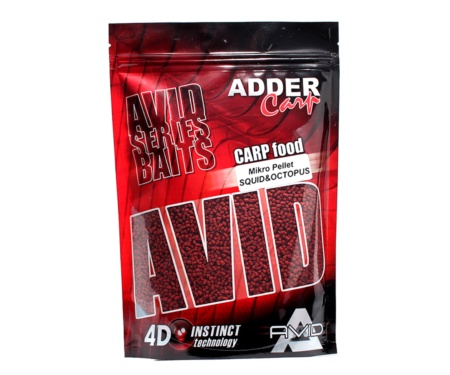 Пеллетс Adder Carp Avid Mikro Pellet 2мм 300г Squid-Octopus