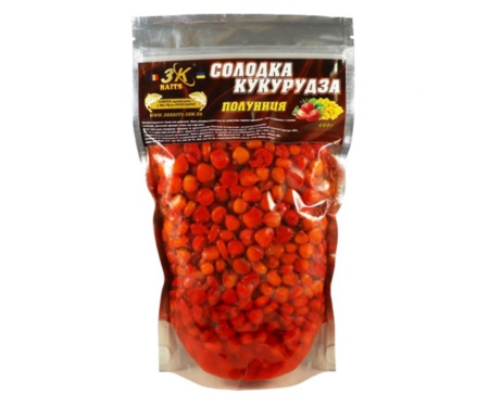 Прикормка 3KBaits Сладкая Кукуруза клубника 0.4кг
