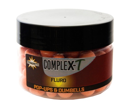 Бойли Dynamite Baits Pop-Ups & Dumbells CompleX-T Fluro 10 мм