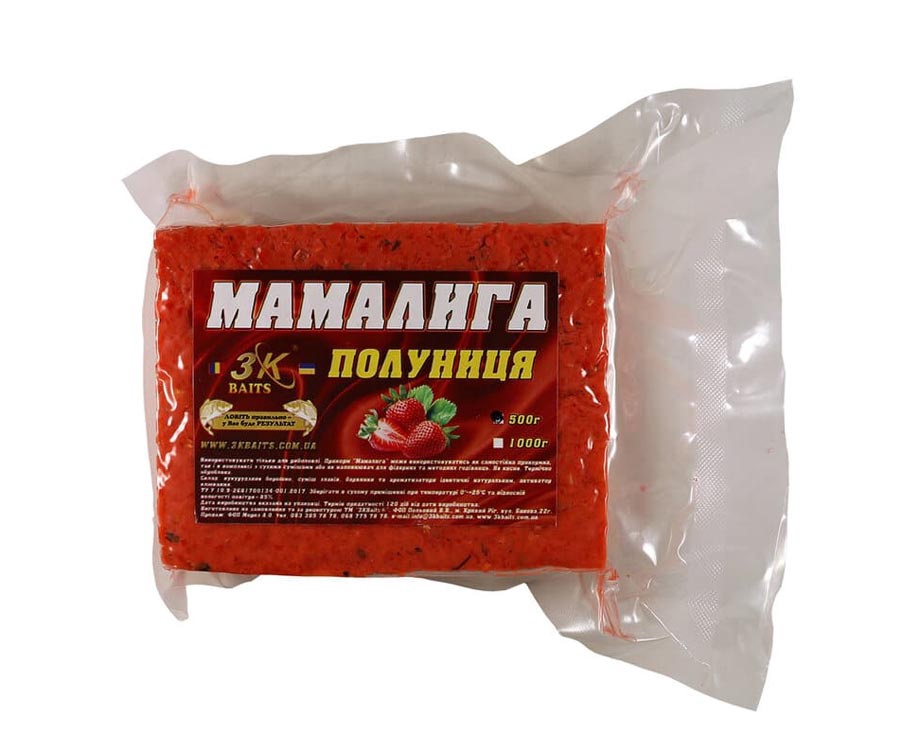 Мамалыга универсальная 3KBaits Capsuna клубника