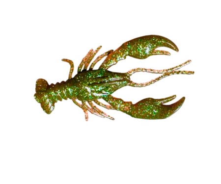 Силікон Angry Baits Kraken 2.8" 52 Red Craw Dad UV