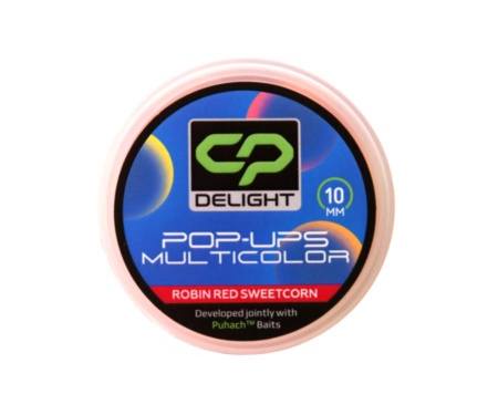 Бойли Carp Pro Delight Multicolor Pop Ups 10мм Robin Red Sweetcorn