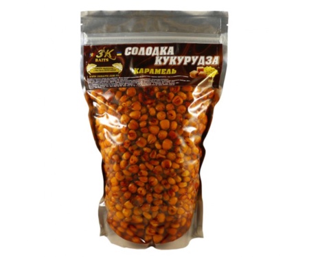 Прикормка 3KBaits Сладкая Кукуруза карамель 0.8кг