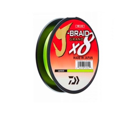 Шнур Daiwa "24 J-Braid Grand X8E Сhartreuse 135м 0.20мм
