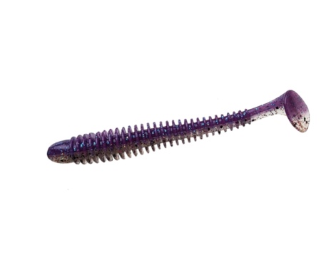 Силікон Crazy Fish Vibro Worm 4" #51d