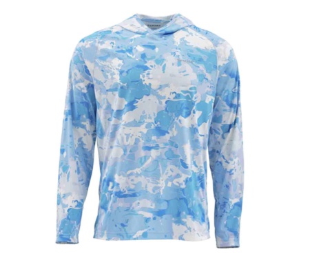 Реглан Simms SolarFlex Hoody Print Cloud Camo Blue L