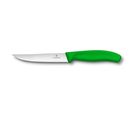Кухонный нож Victorinox SwissClassic Steak&Pizza 12см Green