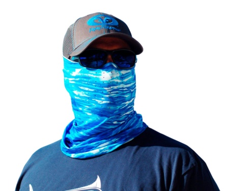 Баф Flying Fisherman Blue Water Camo Sunbandit Pro Series