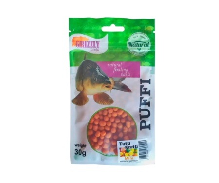 Тісто повітряне Grizzly Puffi Mini 30г Tutti-Frutti
