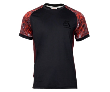 Футболка Azura T-Shirt A3 Black-Red Camo XXL