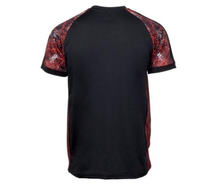 Футболка Azura T-Shirt A3 Black-Red Camo XXL
