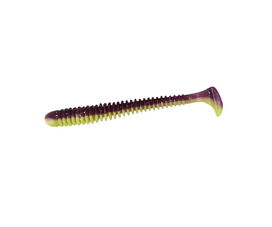 Виброхвост Crazy Fish Vibro Worm 3.4"  #41d кальмар