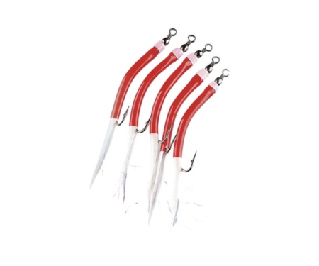 Оснастка морская Fladen Rubber Mac №12 Red/White