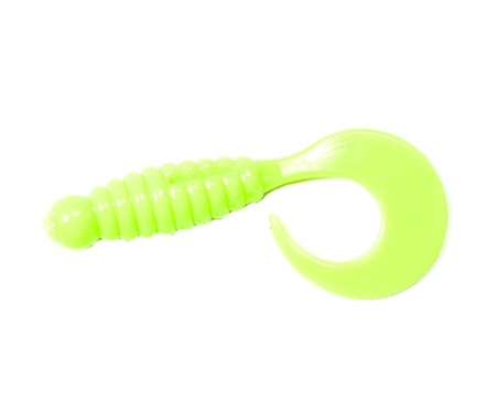 Твистер Angry Baits Twister 2.2" Acid Green