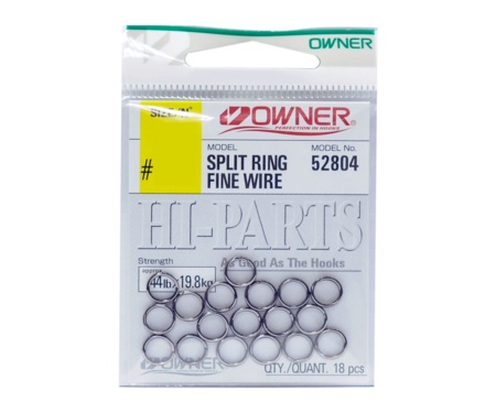 Кільця заводні Owner Split Ring FIine Wire №1