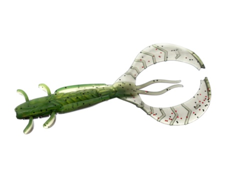 Силікон Flagman FL Craw 2.5" #1816 Black/Chartreuse