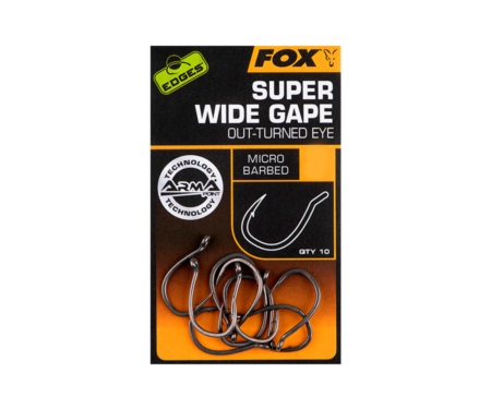 Крючки Fox Edges Armapoint Super Wide Gape Outturned Eye №4