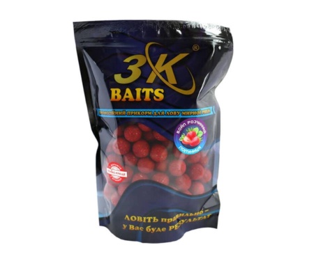 Бойл розчинний 3KBaits полуниця 20мм