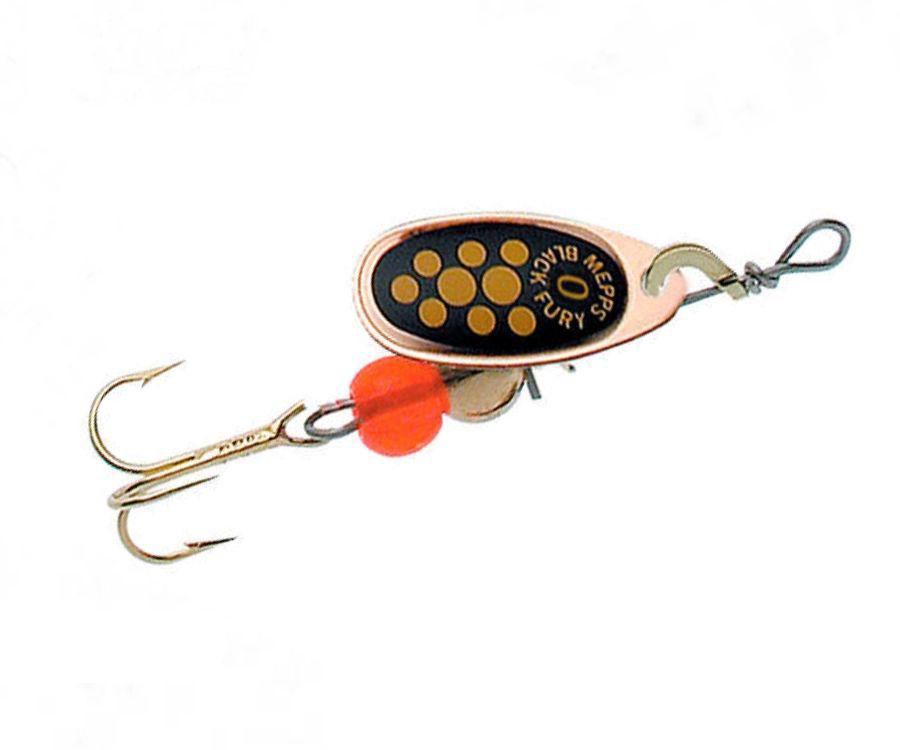 Блесна Mepps Black Fury Cooper/Yellow 2.5г