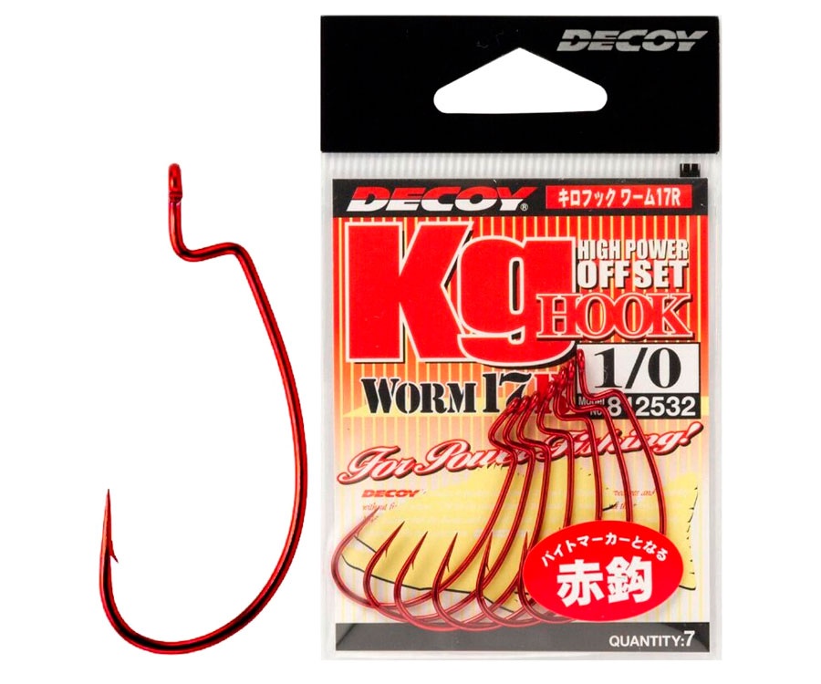 Крючки Decoy Worm17R Kg Hook R №1/0 #2