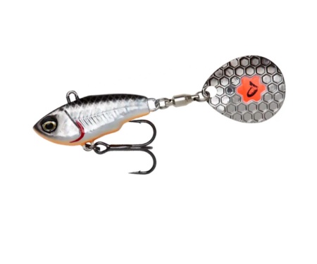 Тейл-спиннер Savage Gear Fat Tail Spin 5.5см 6.5г S Dirty Silver