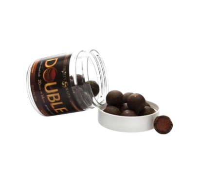 Бойлы насадочные Trinity Baits Double 20/14 мм Squid / Plum 100г