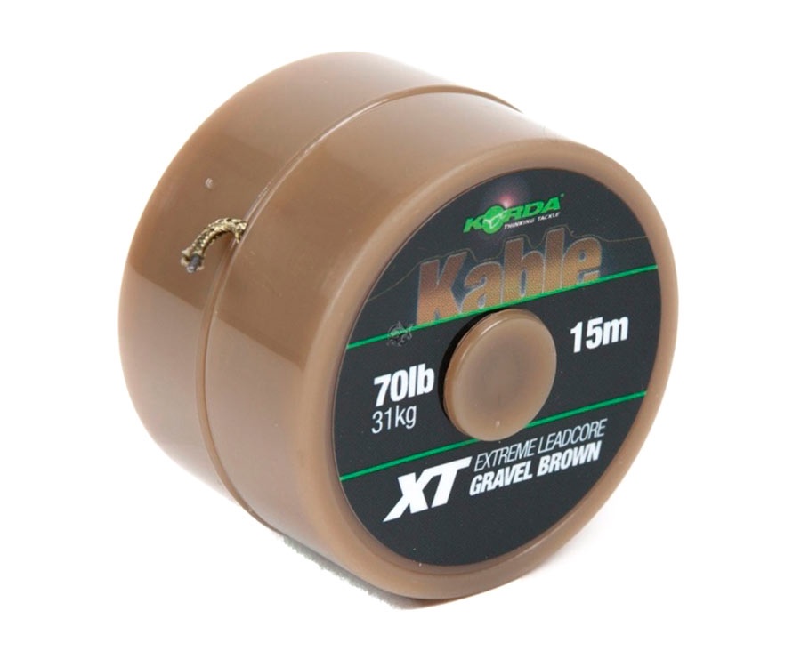 Ледкор Korda Kable XT Extreme Leadcore 70 lb 15 м Brown #1