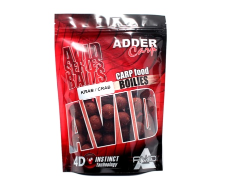 Бойли Adder Carp Avid Boilies 16мм 200г Banan-Crab