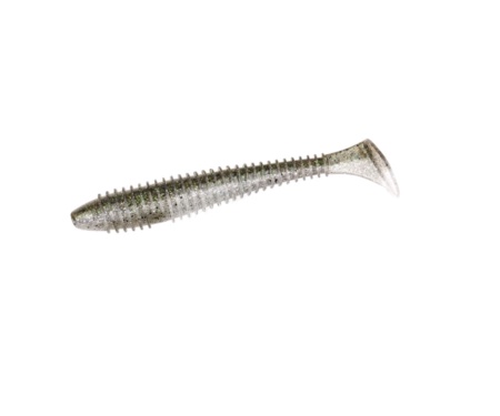 Виброхвост Keitech Swing Impact 4" 416 Silver Flash Minnow