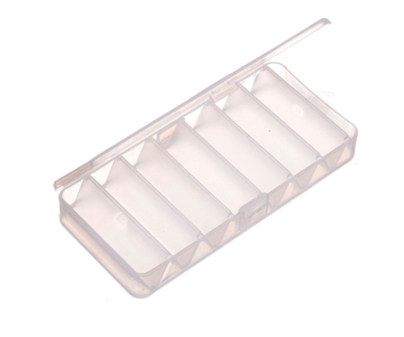 Коробка Flagman пластикова двостороння Plastic Box 185x85x31мм