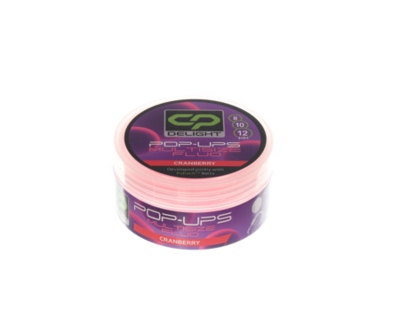 Бойли Carp Pro Delight Multisize Fluo Pop Ups 8/10/12мм Cranberry