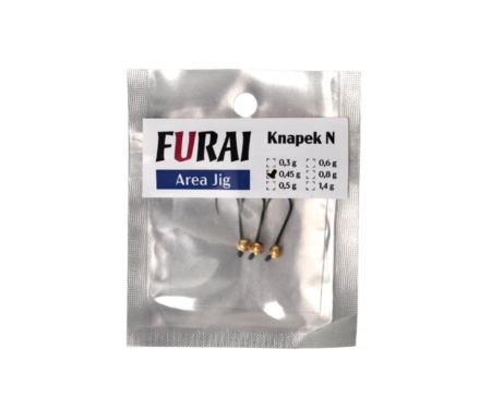 Джиг-голівка Furai Area Jig Knapek N #8 0.45г Gold