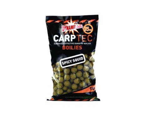 Бойли Dynamite Baits CarpTec Spicy Squid 15 мм 1 кг