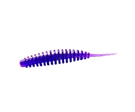 Черв'як Fishup Tanta 2" #060 Dark Violet/Peacock & Silver