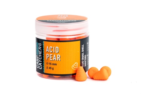 Вафтерc Carp Catchers Fluo Snail Shell Wafters ACID PEAR 15*12мм