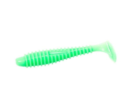 Виброхвост Angry Baits Fatik 2" Green Milk