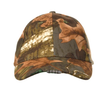 Бейсболка камуфляжна з ліхтариком Camo
