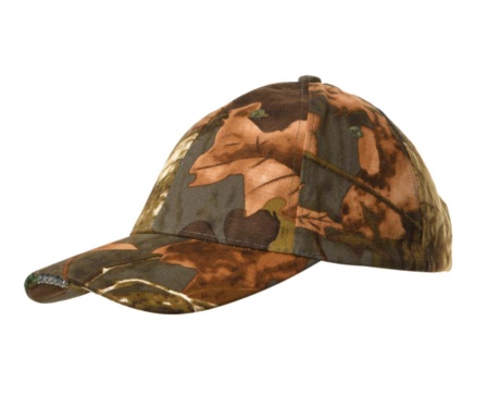 Бейсболка камуфляжна з ліхтариком Camo