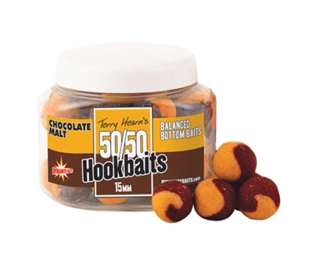 Бойли Dynamite Baits 50/50 Hookbait Chocolate Malt 15мм