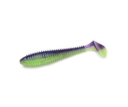 Силікон Keitech Swing Impact Fat 2.8" PAL#06 Violet Lime Belly
