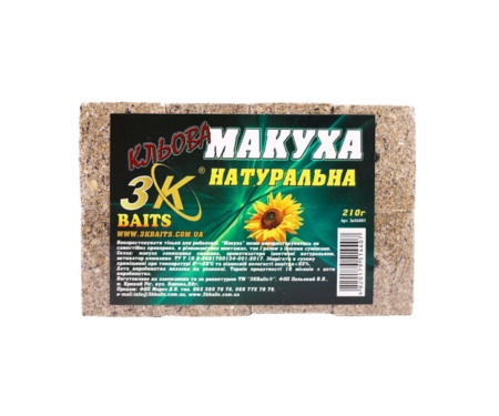 Макуха 3K Baits натуральна 210 г