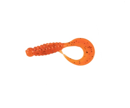 Твистер Angry Baits Twister 2,2" Hot Carrot UV