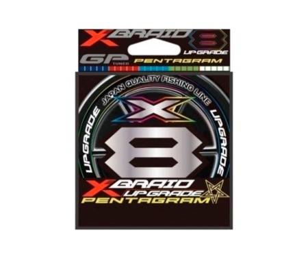 Шнур плетеный YGK X-Braid Upgrade Pentagram X8 200м #0.6 0.128мм