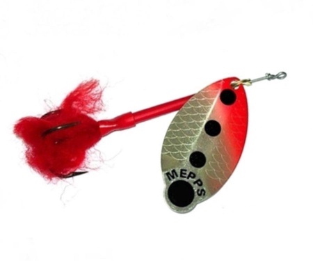 Блешня Mepps Lusox Fluo Hot Chartreuse/Silver 16г
