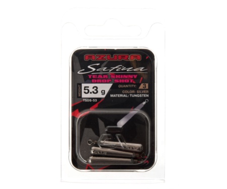 Грузило Azura Safina Tungsten Tear Skinny Drop Shot 5.3г