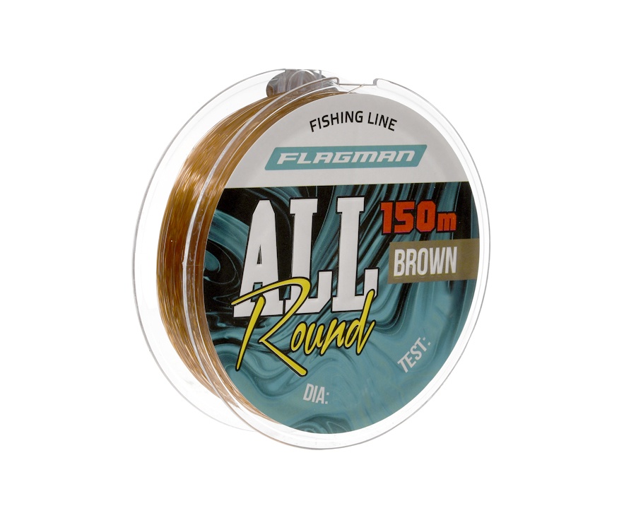 Леска Flagman All Round Fishing-Line 150м Brown 0.12мм #1