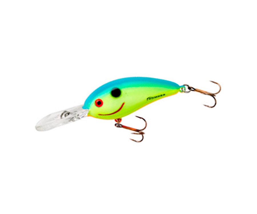 Воблер Bomber Fat Free Fingerling 58мм 12г Chartreuse Blue