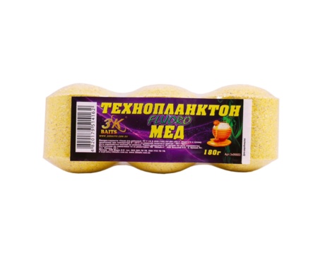 Технопланктон 3K Baits Fluoro мед 180 г