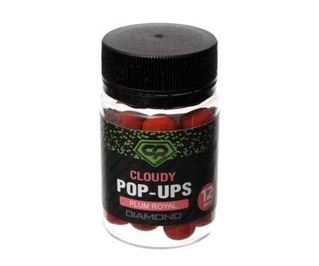 Бойлы плавающие Carp Pro Diamond Cloudy Pop-Ups Plum Royal 12мм